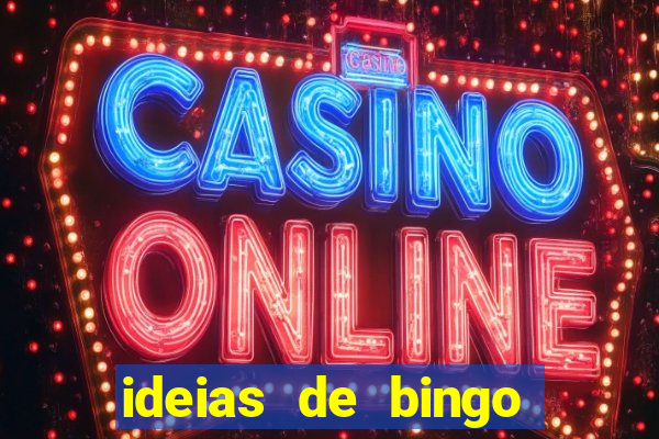 ideias de bingo para o natal